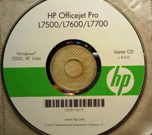 HP Drivers & Utilities (for Windows OS) CD Officejet Pro L7500 L7600 L7700 - Picture 1 of 1