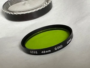 Hoya 48mm Green G  (XO)  Filter, & Keeper - Picture 1 of 1