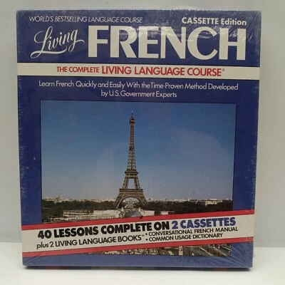 Vintage Living French The Complete Living Language Course Cassette Edition - Image 1 of 2