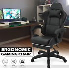 [LUMBAR SUPPORT+FOOTREST] Reclinable Gaming Chair Ergonomic Computer Swivel Seat