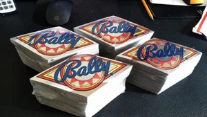 Bally Flip Flop Monte Carlo Power Play Skateball Pinball Machine Coin Door Decal - Picture 1 of 2