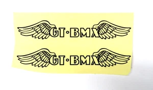 Calcomanía adhesiva GT BMX negra BMX 1 x 5,25 pulgadas - Imagen 1 de 1