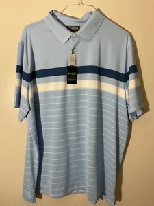 Jos. A. Camisa Polo Bank Traveler Rayas Rendimiento Ajuste Tradicional 2XL - Imagen 1 de 5