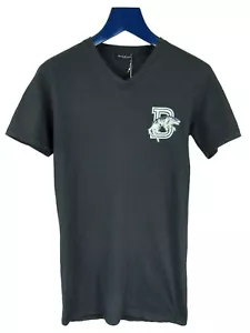 T-Shirt Balmain Faded Forest Green Distressed Tiger Wappen V-Ausschnitt SS11 Gr. XS - Bild 1 von 12