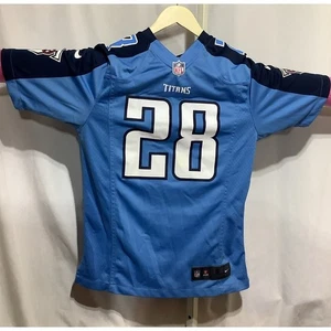 Tennessee Titans #28 Chris Johnson Nike On Field Jersey Small CJ2K - Picture 1 of 7