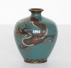 Japanese Antique Dragon CLOISONNE VASE