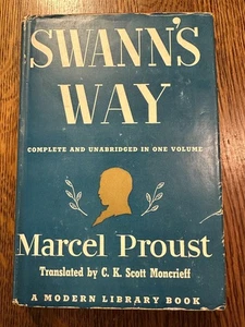 Swann's Way by Marcel Proust 1928 HC/DJ MODERN LIBRARY CLASSICS LITERATURE - Picture 1 of 9
