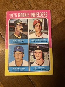1975 topps baseball mini. 1975 Rookie Infielders Card #623 VG - Picture 1 of 3