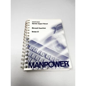 Manpower Operator Support Manual, Microsoft PowerPoint Version 97 Pre-Owned - Afbeelding 1 van 4