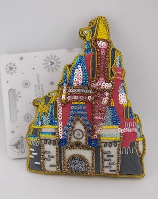 Disney Walt Disney World Cinderella Castle Beaded Hanging Ornament - Image 1 of 4
