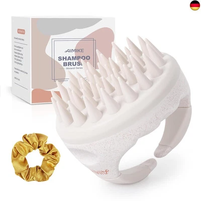 BESUCHE DEN AIMIKE-STORE AIMIKE Kopfhaut Massagebürste [Weizenstroh & Silikon], Umweltfreundlich
