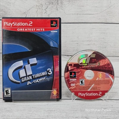 Gran Turismo 3 [Greatest Hits] (Playstation 2, 2001) Estuche, Cubierta y Disco | Probado Foto 1 de 3