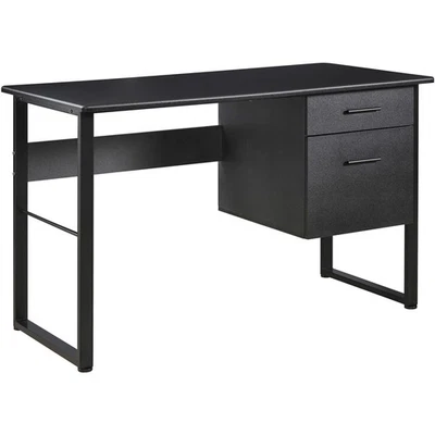 Realspace® Halton 48" W Computer Desk, Black