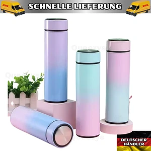 Thermo Trinkflasche 500 ml Isolierflasche Heiß und Kalt mit Teesieb Winter - Bild 1 von 33