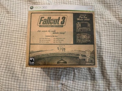 Pip-Boy 3000 Clock Sealed • Fallout 3 Survival Edition Xbox 360 (No Game) - Image 1 of 4