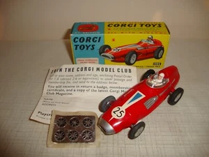 CORGI TOYS 150S VANWALL FORMULA 1 GRAN PREMIO AUTO - NR MINT in SCATOLA ORIGINALE - Foto 1 di 12