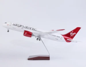1:130 43CM Virgin Atlantic BOEING 787 Airplane Landing Gear Resin Aircraft Model - Picture 1 of 10