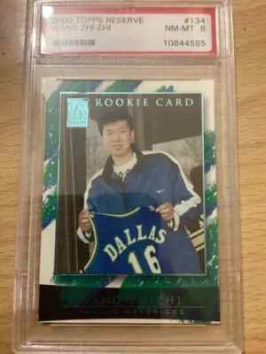 2000 Wang Zhi-Zhi Rookie Card Dallas Maverick#134 NM-MT8 0256/1499 Free Shipping - Image 1 of 2
