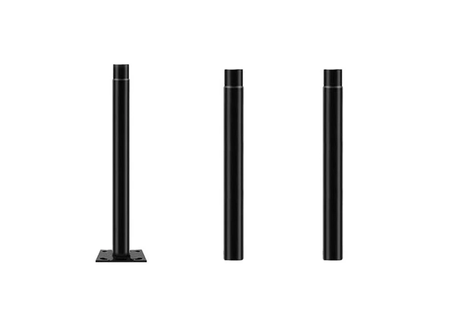 BES BES-30853 3m Palo per Lampione Stradale - Nero