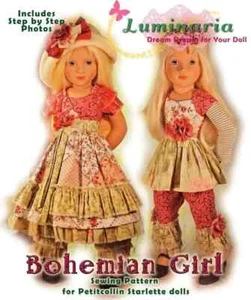 Vestiti per bambola slim 18 pollici modello vestito Petitcollin Starlette Sylvia Natterer - Foto 1 di 10