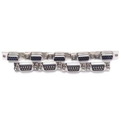 Lot of 9 NorComp 171-009-213R021 DB9 D-Sub Connector 9-Pin Female Through Hole - Image 1 of 4