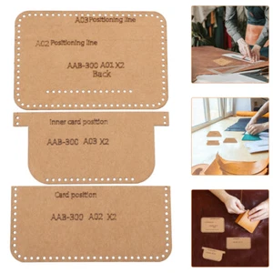 1 Set Wallet Pattern Templates Drawings Stencils Craft Pattern Template - Picture 1 of 12