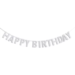 3 Meters Glitter HAPPY BIRTHDAY Banners Birthday Party Decoration Birthday - Picture 1 of 7