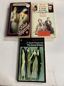 3x F Scott Fitzgerald Penguin Classics Vintage Book Bundle Set - Picture 1 of 4