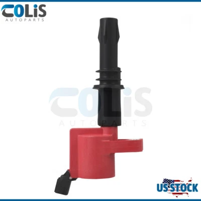 Ignition Coil Fits Ford F-150 F-250 F-350 F-450 Super Duty 2005 2006 2007 2008 - Image 1 of 4