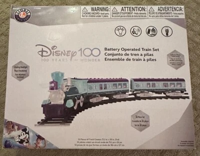 Lionel Disney 100 Years Of Wonder 712096 Battery Operated Train Set Brand New - Image 1 of 4
