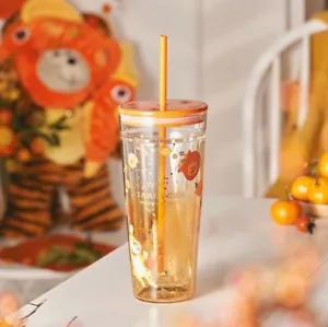 Neu China Starbucks Tiger Jahr Viel Glück allmählich 20oz Glitzer Stroh Tasse - Bild 1 von 3
