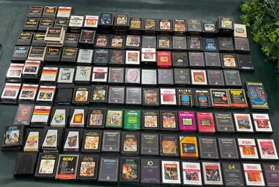 Over 130 Atari 2600, 5200, 7800 and Coleco Games Lot - Cartridges, Collection - Image 1 of 4