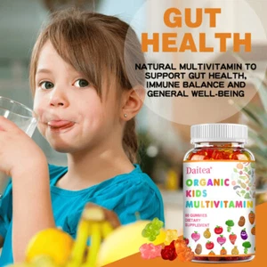 Gomitas multivitamínicas para niños gomitas naturales para la salud intestinal apoyo digestivo inmunológico - Imagen 1 de 10