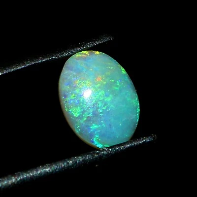 Opale bianco australiano 100% naturale pietra preziosa ovale 6x8 mm opale fat... - Immagine 1 di 4