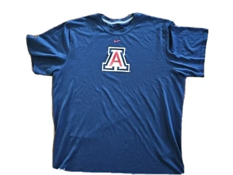 Nike Arizona Wildcats Dri-Fit Short Sleeve Shirt Short Sleeve Navy XL Cover