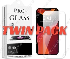 2X i phone Glass Screen Protector for New iPhone 14,13,12 Pro X XR XS se2020 8 7 - Picture 1 of 4