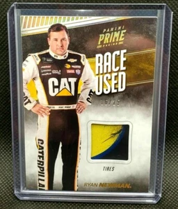 Ryan Newman 2018 Panini Prime 3-Color Raced Tire Patch Card#16/25!CAT Racing - Picture 1 of 2