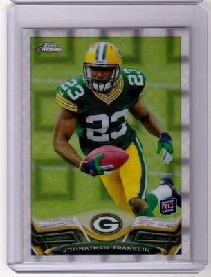 JOHNATHAN FRANKLIN 2013 Topps Chrome  #217 Rookie Refractor RC Green Bay Packers - Image 1 of 2