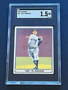 1941 Play Ball Joe Dimaggio #71 - Yankees HOF - SGC 1.5 - Great Registration