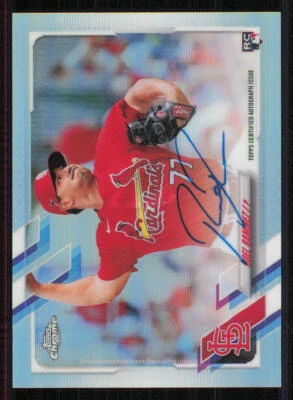 2021 Topps Chrome Rookie AUTO Refractors #RARR Roel Ramirez /499 - Image 1 of 2