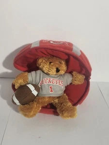 Ohio State Buckeye bear in a ball football. - Picture 1 of 9
