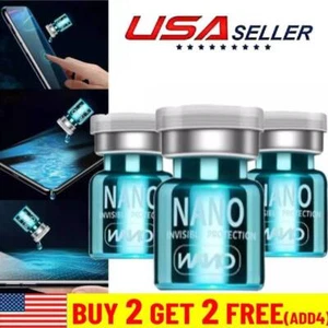 NANO Vetro Liquido Protezione Schermo Rivestimento Oleofobico Pellicola Olio Universale US - Foto 1 di 10