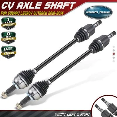 2x Front Left & Right CV Axle Assy for Subaru Outback Legacy 2010-2014 Forester - Image 1 of 4