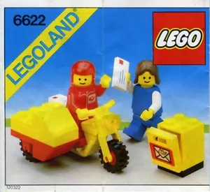 NEW Lego Classic Town 6622 Mailman on Motorcycle LEGOLAND Post Office Sealed  - Picture 1 of 1