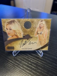 Benchwarmer 2016 GOLD Edition autograph card Nicole Loum!! - Picture 1 of 2