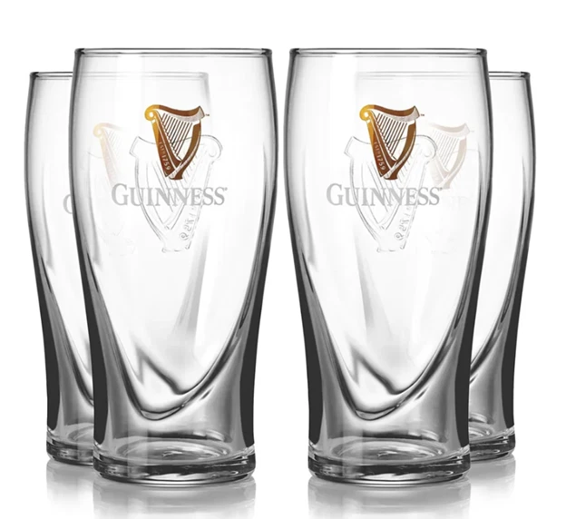 Guinness 16 oz. Juego de 4 vasos de cerveza Gravity Foto 1 de 1