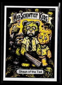 Mad Scientist 40K KIDS GPK ~ MSK5-8 GRAY/YELLOW #'d 1/1 ~ Shaun of the Dead - Picture 1 of 2