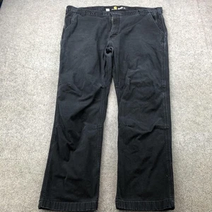 Carhartt Hose Herren 42x30 Schwarz Straight Fit Utility Workwear Canvas Baumwolle Arbeit - Bild 1 von 10