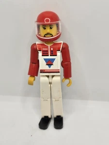LEGO Technic Racing Figure w/ Red Helmet - Vintage Set - Picture 1 of 2