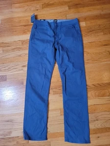 Gap Five Pocket Hose Herren 34x32 Blau Slim Fit Stretch Twill Neu - Bild 1 von 4